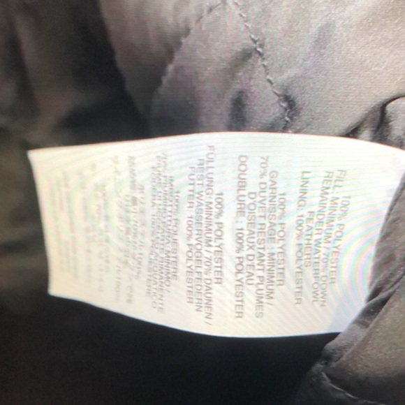 J crew black quilted down filled jacket - Picture 5 of 5